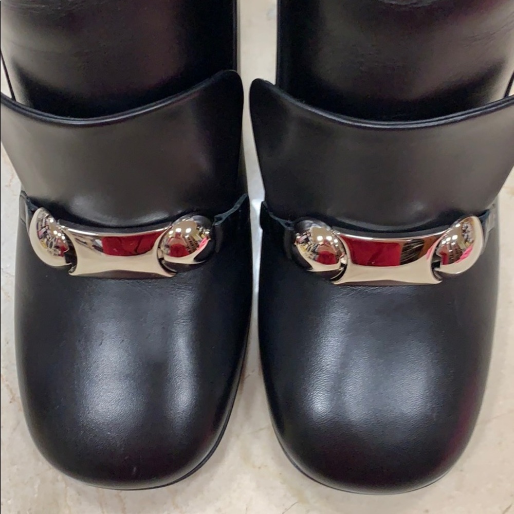 BURBERRY LONDON RUNWAY EXTENSION BRABANT BOOTS IN LUXURY BLACK LEATHER - Picture 4 of 9